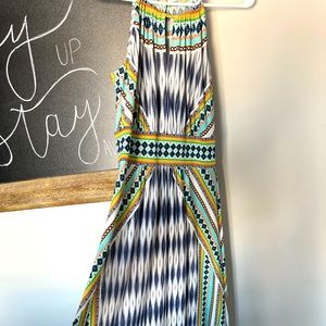Multi color Floor length maxi dress
